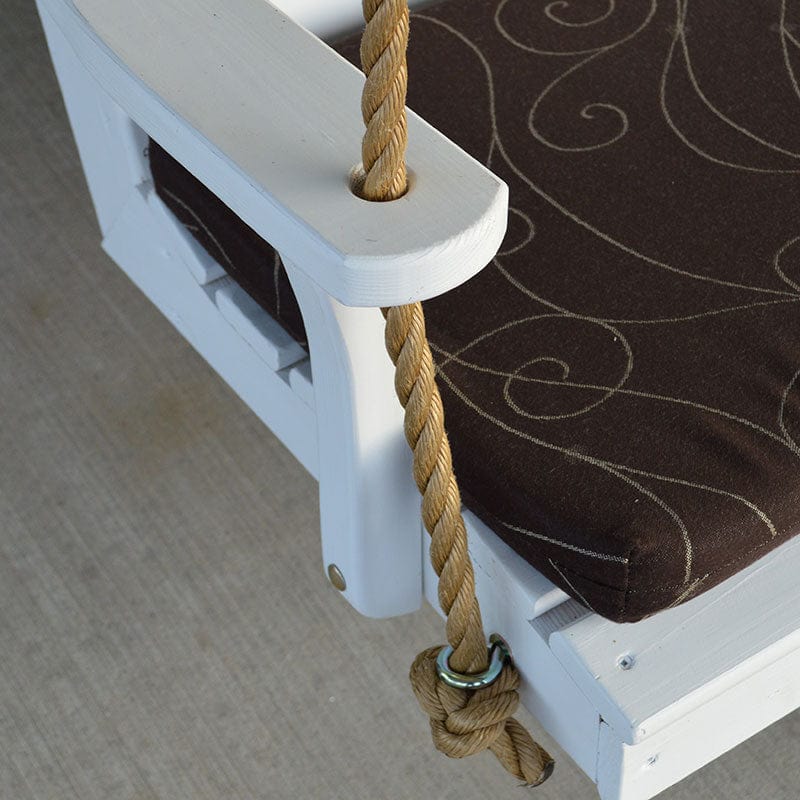 Keystone Amish Co. 5 Foot Franklin Red Cedar Porch Swing with Cup Holders