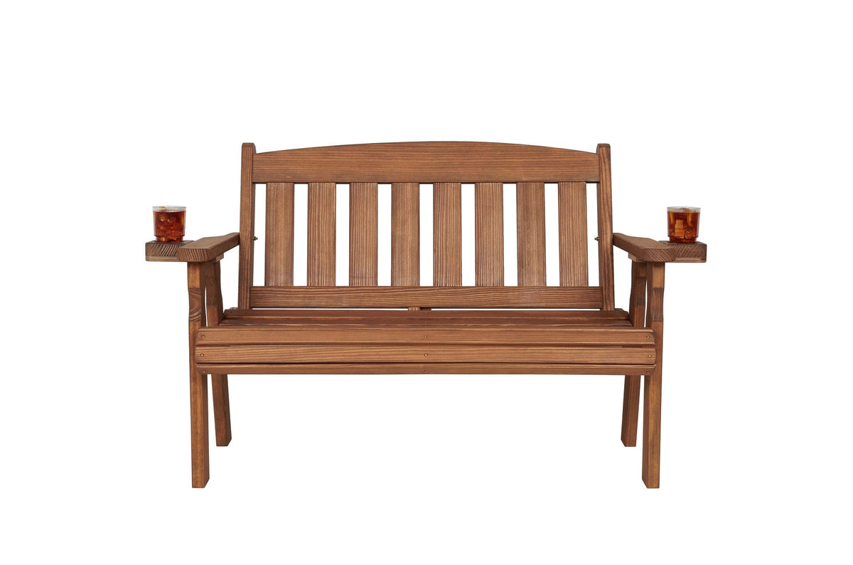 Amish Casual 5 Foot Mission Wood Garden Bench