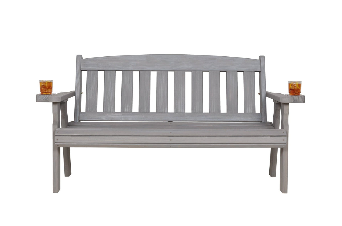 Amish Casual 5 Foot Mission Wood Garden Bench