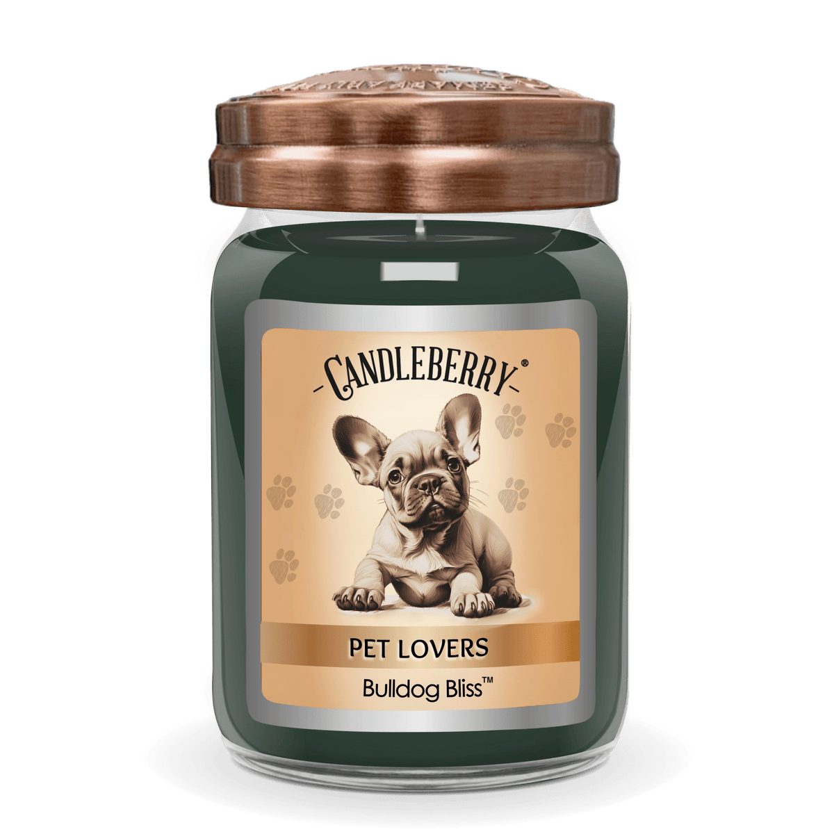Bulldog Bliss - Large Jar Candle