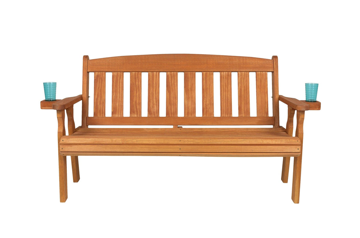 Amish Casual 5 Foot Mission Wood Garden Bench