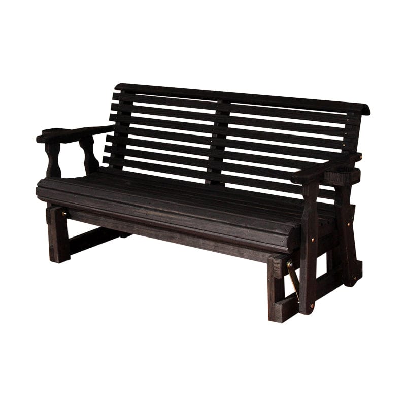 Amish Casual Heavy Duty Roll Back 4 Foot Treated Porch Glider