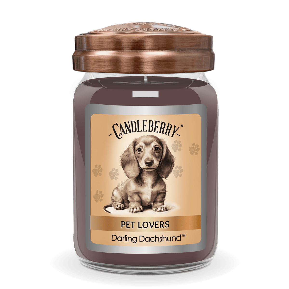 Darling Dachshund - Large Jar Candle