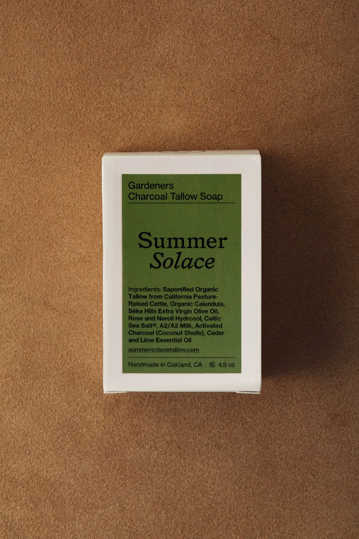 Gardener’s Charcoal Soap – Deep Cleansing Bar | Cedar & Lime