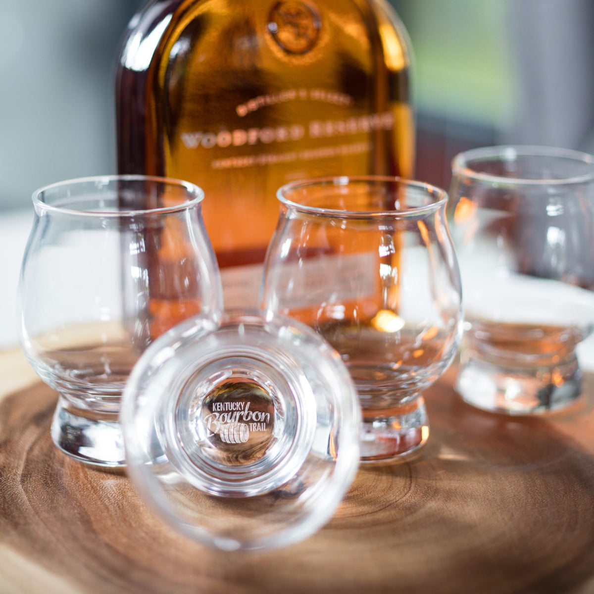 Libbey Signature Kentucky Bourbon Trail Whiskey Glasses, 8 ounce, Set of 4