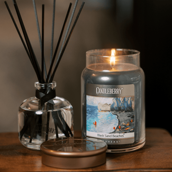 NOUVEAU™ - Black Sand Beaches®, Large Jar Candle