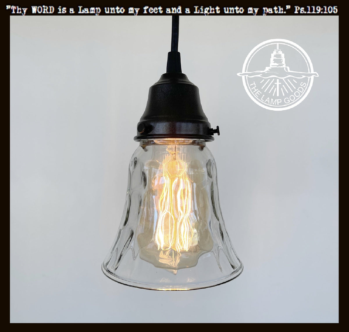 Pebble Glass Pendant Light Fixture