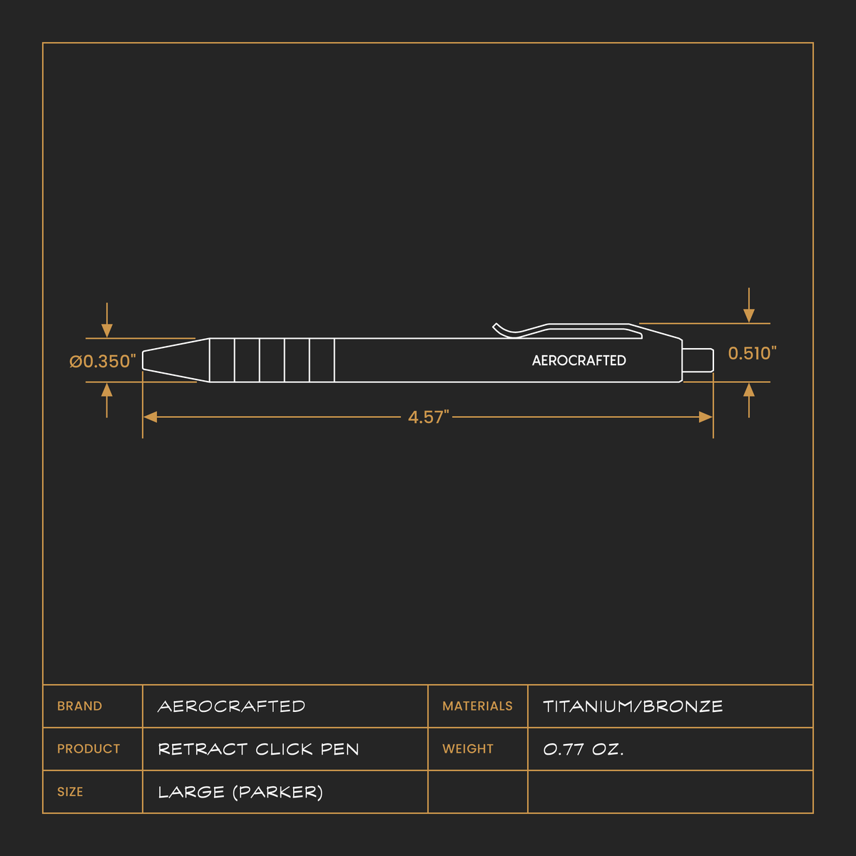Retract Click Pen