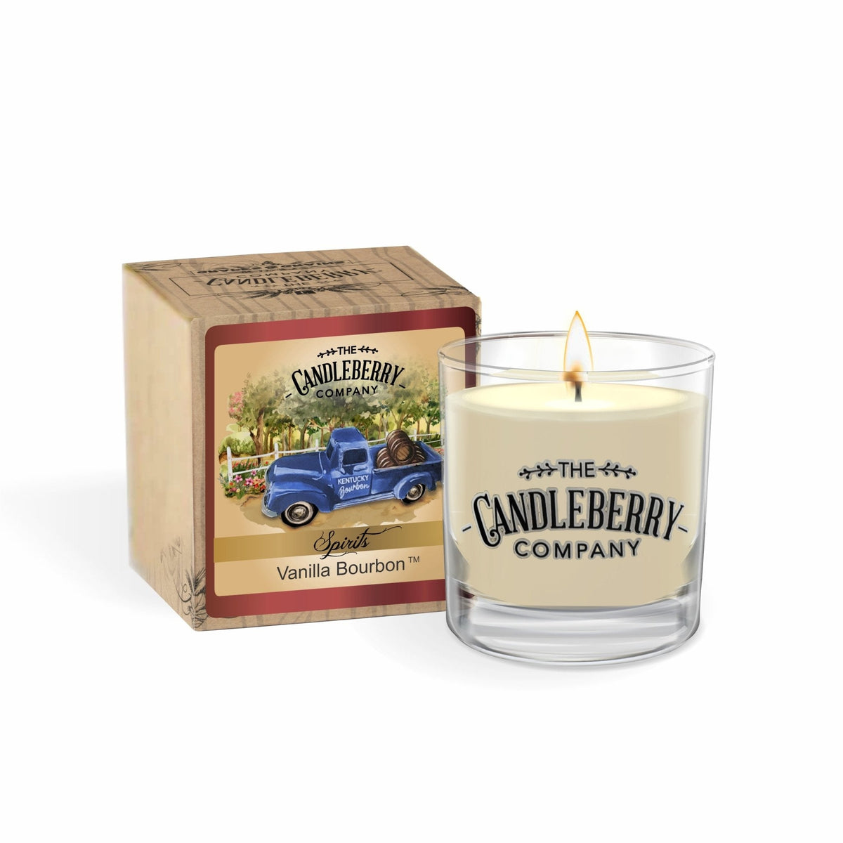SPIRITS - Vanilla Bourbon™, Rocks Glass Candle