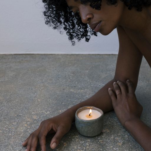 Souchong Debut Earthen Tallow Candle – Fog-Glazed Regional Clay