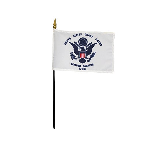 4"x6" Mini Coast Guard Flag