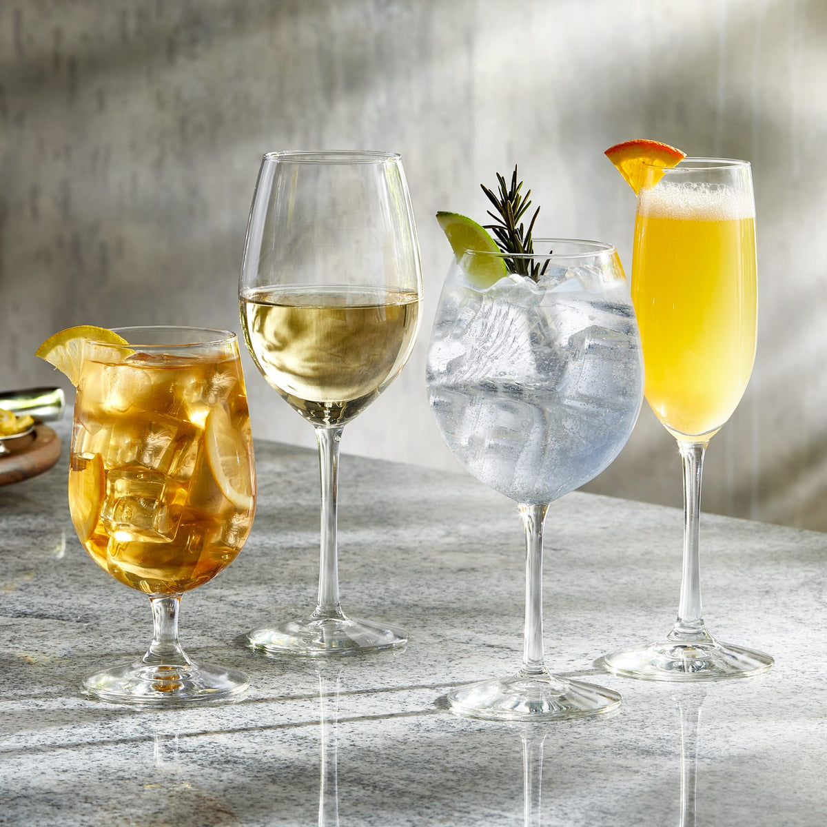 Libbey Entertaining Essentials Flute Glasses, 8 ounce, Set of 6