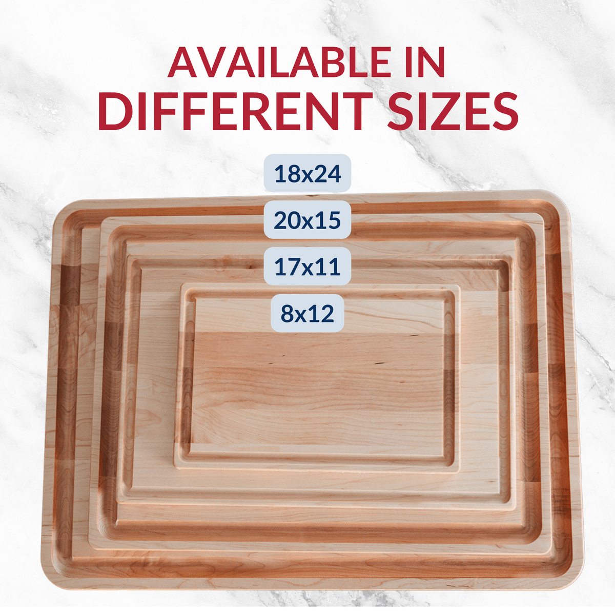 Extra Large Maple Wood Cutting Board