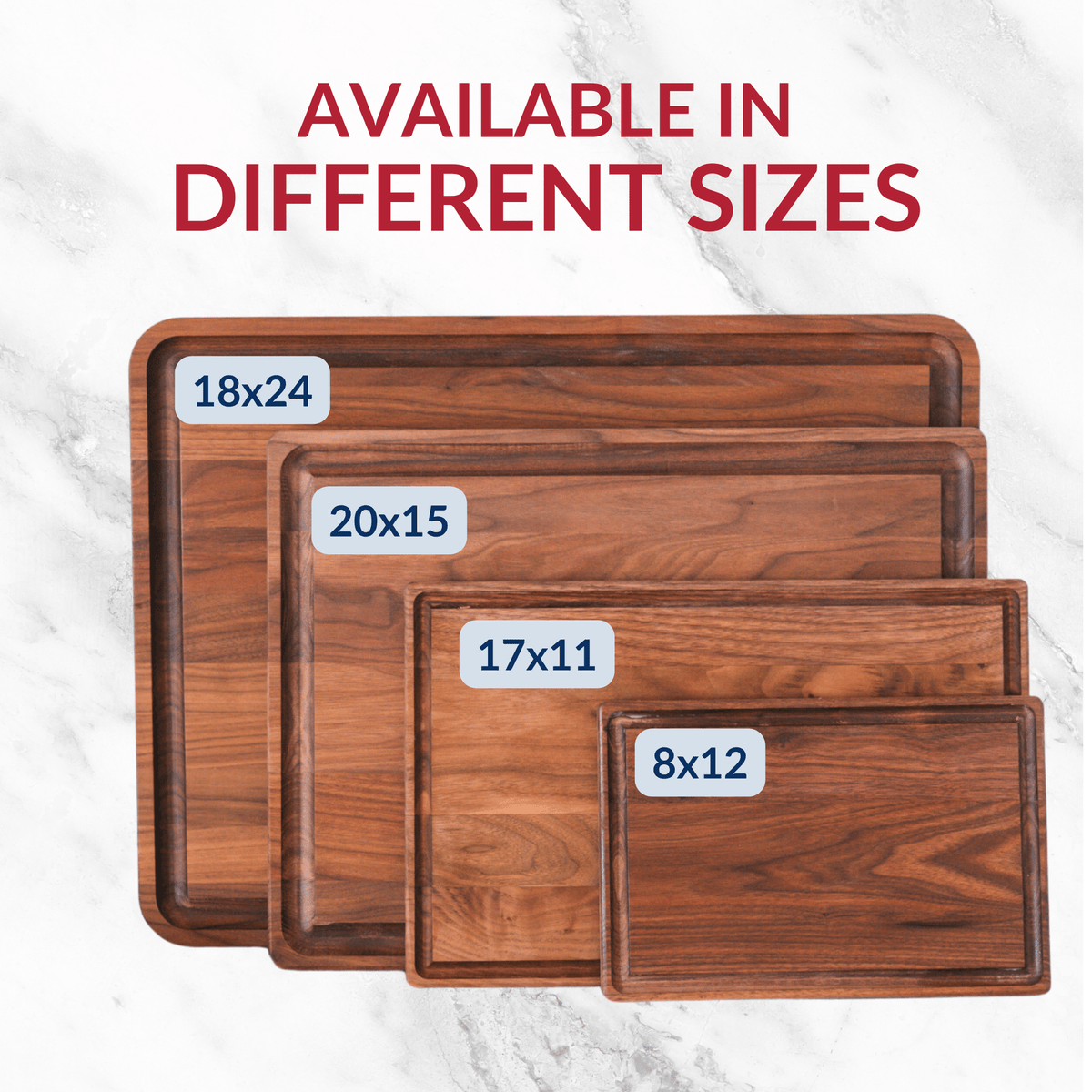 Extra Large Walnut Wood Cutting Board