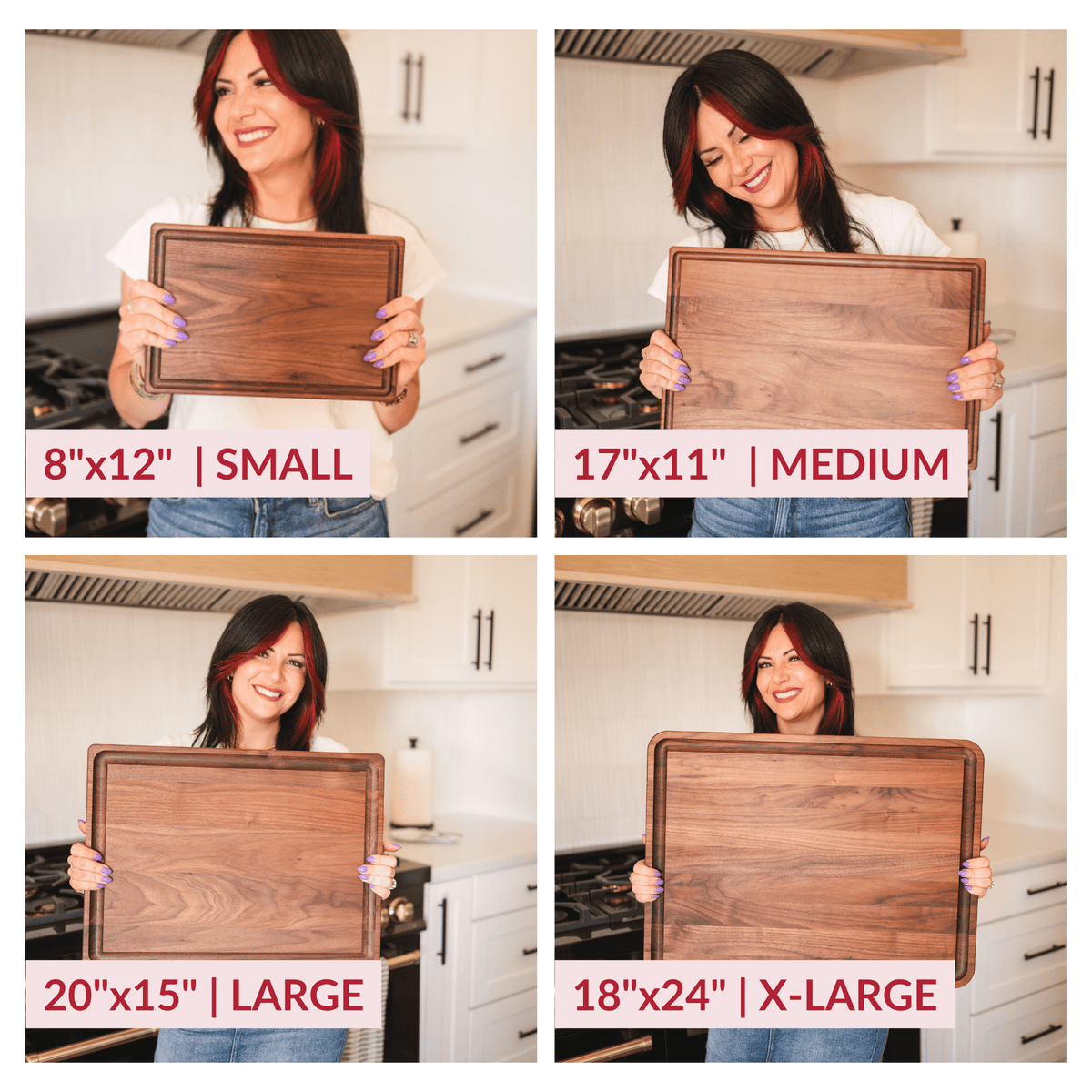 Extra Large Walnut Wood Cutting Board