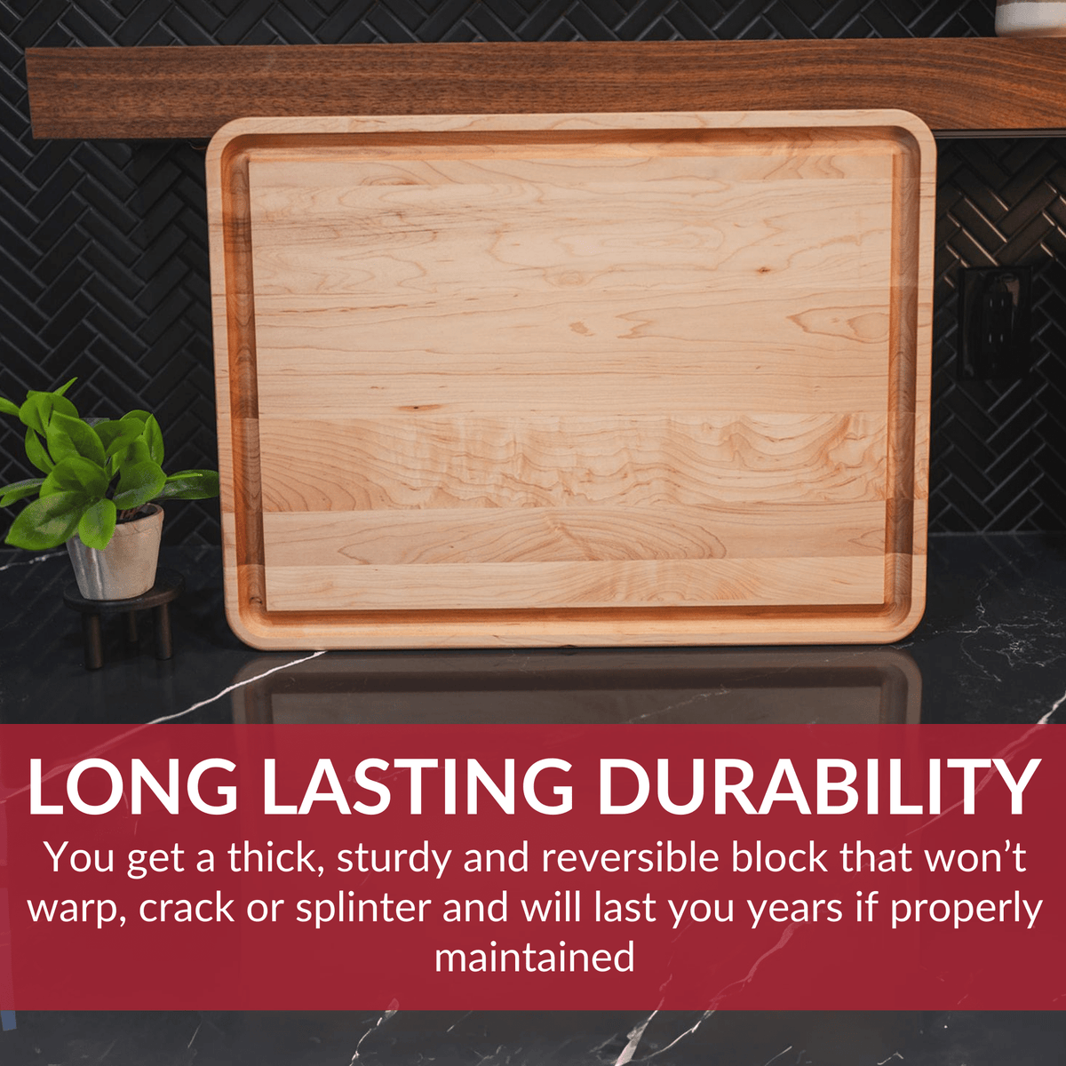 Medium Maple Wood Cutting Board