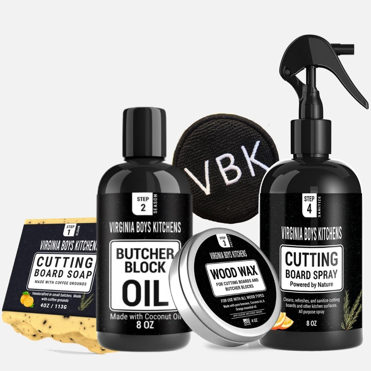 Complete Care Kit for Wood Cutting Boards