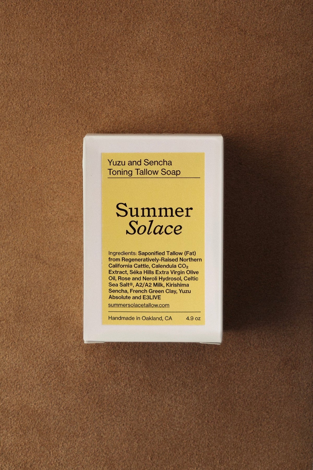 Yuzu & Sencha Soap – Invigorating Toning Bar with E3Live®