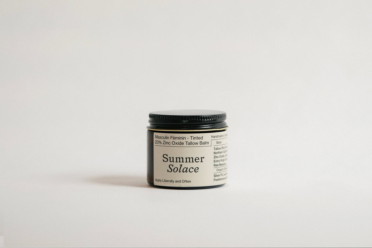 Zinc Tinted Balm – Regenerative Tallow | 23% Zinc Oxide (60 mL)